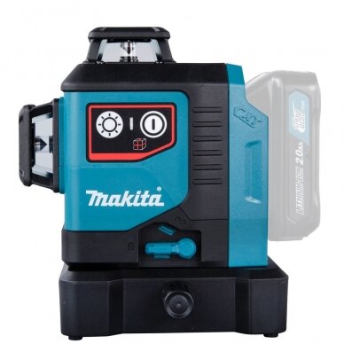 Akumuliatorinis lazerinis nivelyras Makita SK700D, 360°, raudonas 2 Akumuliatorinis lazerinis nivelyras Makita SK700D, 360°, raudonas 2