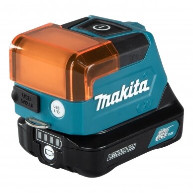 Akumuliatorinis prožektorius Makita ML107, 12 V (be akum. ir krov.) 2 Akumuliatorinis prožektorius Makita ML107, 12 V (be akum. ir krov.) 2