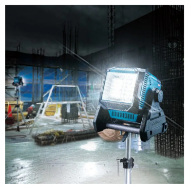 Akumuliatorinis prožektorius Makita ML005GX, 18/40 V, (be akum. ir krov.) 1 Akumuliatorinis prožektorius Makita ML005GX, 18/40 V, (be akum. ir krov.) 1