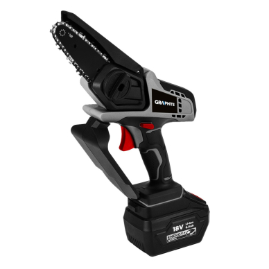 Akumuliatorinis mini grandininis pjūklas GRAPHITE 58GE116 Energy+ 18V Li-lon 6 Akumuliatorinis mini grandininis pjūklas GRAPHITE 58GE116 Energy+ 18V Li-lon 6