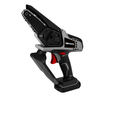 Akumuliatorinis mini grandininis pjūklas GRAPHITE 58GE116 Energy+ 18V Li-lon 8 Akumuliatorinis mini grandininis pjūklas GRAPHITE 58GE116 Energy+ 18V Li-lon 8