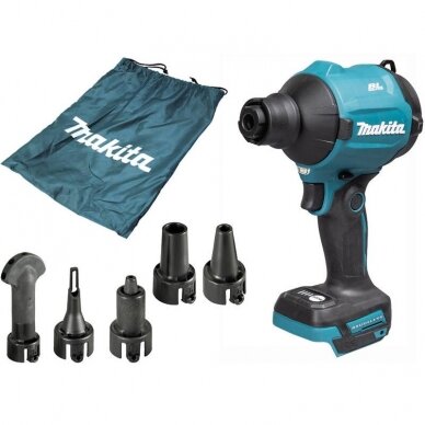 Akumuliatorinis oro pūstuvas - kompresorius Makita DAS180Z, 18V Akumuliatorinis oro pūstuvas - kompresorius Makita DAS180Z, 18V