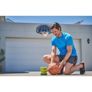 Akumuliatorinis oro kompresorius Ryobi RPI18-0, 18V, (be akum. ir krov.) 4 Akumuliatorinis oro kompresorius Ryobi RPI18-0, 18V, (be akum. ir krov.) 4