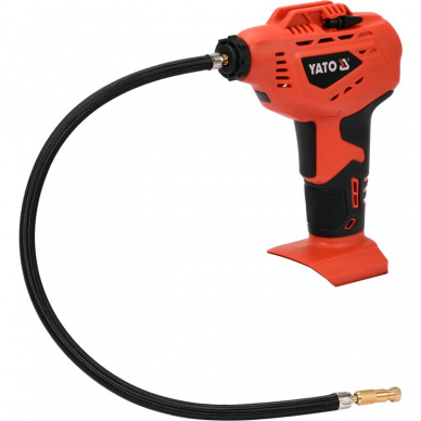 Akumuliatorinis oro kompresorius Yato, 18 V, (be akum. ir krov.) Akumuliatorinis oro kompresorius Yato, 18 V, (be akum. ir krov.)