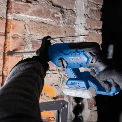 Akumuliatorinis perforatorius BC-RHD230-X 20V, korpusas, Scheppach 5 Akumuliatorinis perforatorius BC-RHD230-X 20V, korpusas, Scheppach 5