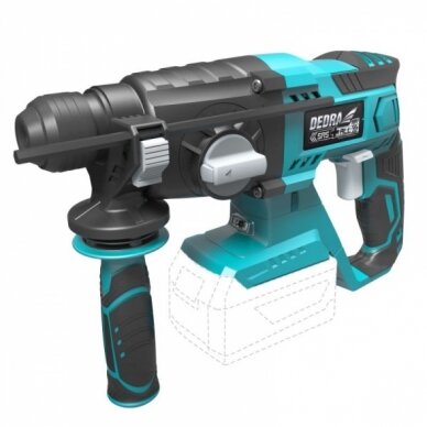 Akumuliatorinis perforatorius Dedra DED7048 SDS+, 1,8J Akumuliatorinis perforatorius Dedra DED7048 SDS+, 1,8J