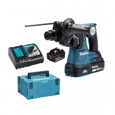 Akumuliatorinis perforatorius Makita DHR242RTJ, 18V, 2x5,0Ah Akumuliatorinis perforatorius Makita DHR242RTJ, 18V, 2x5,0Ah