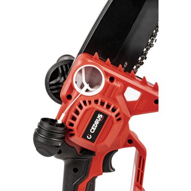 Akumuliatorinis grandininis pjūklas Cedrus CEDCHS150LI-SET, 20V, 2.0Ah 5
