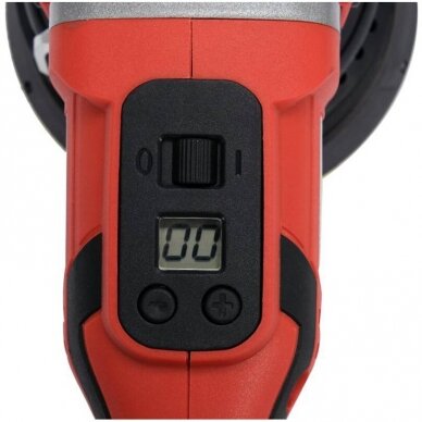 Akumuliatorinis ekscentrinis bešepetėlinis poliruoklis Yato YT-82924, 125mm, 18V, 4Ah 1