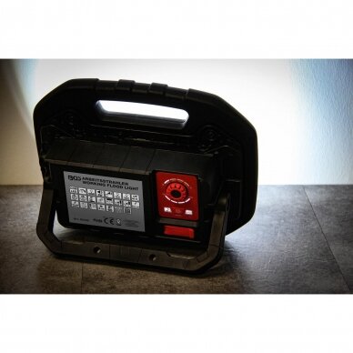 Akumuliatorinis prožektorius su garsiakalbiais BGS-technic, 40W, Bluetooth 8 Akumuliatorinis prožektorius su garsiakalbiais BGS-technic, 40W, Bluetooth 8