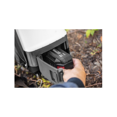 Akumuliatorinis purkštuvas GRAPHITE 58GE106, 18V 3 Akumuliatorinis purkštuvas GRAPHITE 58GE106, 18V 3