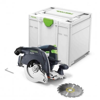 Akumuliatorinis rankinis diskinis pjūklas Festool HKC 55 EB-Basic, 18 V, (be akum. ir krov), (576163) Akumuliatorinis rankinis diskinis pjūklas Festool HKC 55 EB-Basic, 18 V, (be akum. ir krov), (576163)