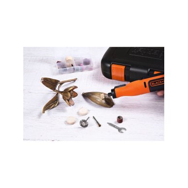 Akumuliatorinis Rankinis frezeris, 7.2V BCRT8IK-XJ, Integruotas Akumuliatorius 1,5 AH, Black&Decker 2