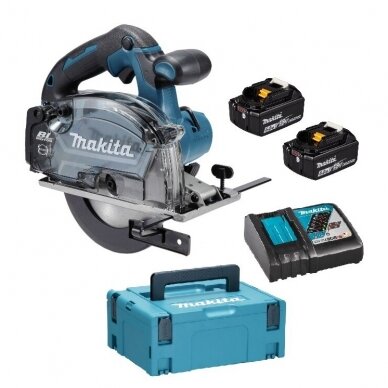 Akumuliatorinis rankinis metalo pjūklas Makita DCS553RGJ, 18V, 2x6,0Ah Akumuliatorinis rankinis metalo pjūklas Makita DCS553RGJ, 18V, 2x6,0Ah
