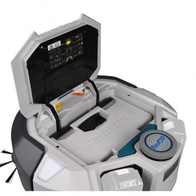 Akumuliatorinis siurblys-robotas Makita DRC300Z, 2x18 V, Li-Ion, (be akum. ir krov.) 7 Akumuliatorinis siurblys-robotas Makita DRC300Z, 2x18 V, Li-Ion, (be akum. ir krov.) 7