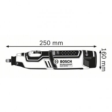 Akumuliatorinis rotacinis įrankis Bosch GRO 12V-35 solo Professional 1 Akumuliatorinis rotacinis įrankis Bosch GRO 12V-35 solo Professional 1
