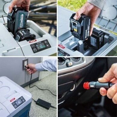 Makita CW002GZ XGT ® 40V Max Akumuliatorinis šaldiklis, šaldytuvas-šildytuvas (be akumuliatoriaus ir kroviklio) 3