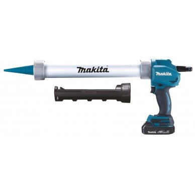 Akumuliatorinis sandarinimo pistoletas Makita DCG180RAEX, 18V Li-ion 1 Akumuliatorinis sandarinimo pistoletas Makita DCG180RAEX, 18V Li-ion 1
