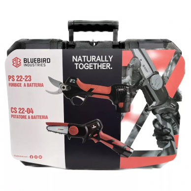 Akumuliatorinių įrankių rinkinys genėjimui Blue Bird Combo, 12.6 V, 2,5 Ah 1