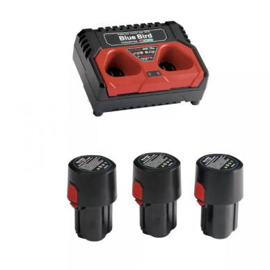 Akumuliatorinių įrankių rinkinys genėjimui Blue Bird Combo, 12.6 V, 2,5 Ah 4