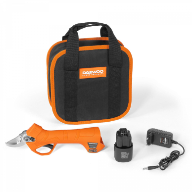 Akumuliatorinis sekatorius DAEWOO DAGP 2516Li SET, 16 V 3 Akumuliatorinis sekatorius DAEWOO DAGP 2516Li SET, 16 V 3