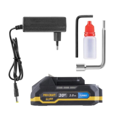 Akumuliatorinis sekatorius ProCraft ES32Li, 20V, 2.0Ah 2