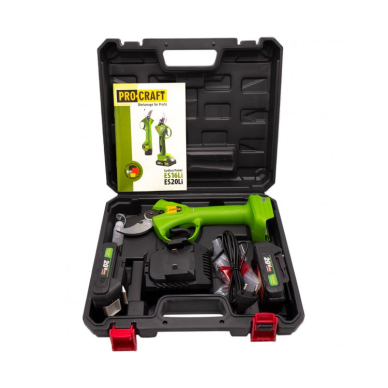 Akumuliatorinis sekatorius ProCraft ES20Li , 20V LI-ION 10 Akumuliatorinis sekatorius ProCraft ES20Li , 20V LI-ION 10