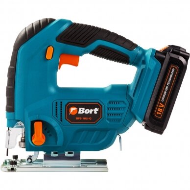 Akumuliatorinis siaurapjūklis Bort BPS-18Li-Q, 18V, 2x1.5Ah 2 Akumuliatorinis siaurapjūklis Bort BPS-18Li-Q, 18V, 2x1.5Ah 2