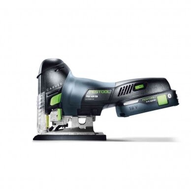 Akumuliatorinis siaurapjūklis CARVEX Festool PSC 420 EB-Basic, 18 V, (be akum. ir krov.) (576521) 1 Akumuliatorinis siaurapjūklis CARVEX Festool PSC 420 EB-Basic, 18 V, (be akum. ir krov.) (576521) 1