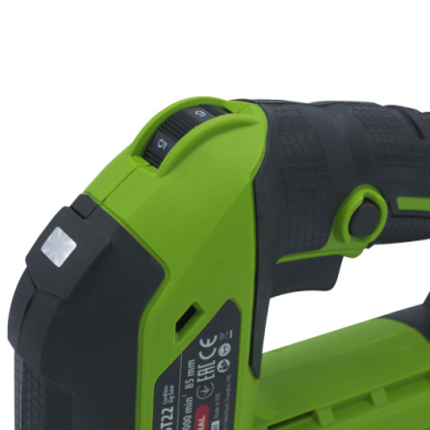 Akumuliatorinis siaurapjūklis ProCraft ST22, 20 V, (be akum. ir krov.) 5 Akumuliatorinis siaurapjūklis ProCraft ST22, 20 V, (be akum. ir krov.) 5