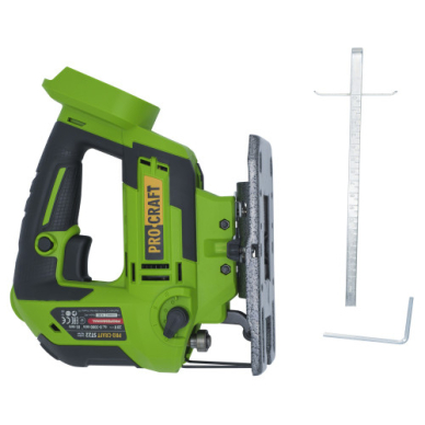 Akumuliatorinis siaurapjūklis ProCraft ST22, 20 V, (be akum. ir krov.) 7 Akumuliatorinis siaurapjūklis ProCraft ST22, 20 V, (be akum. ir krov.) 7