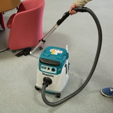 Akumuliatorinis siurblys Makita DVC156LZX1, 2x18V, LXT, 15 L, (be akum. ir krov.) 4 Akumuliatorinis siurblys Makita DVC156LZX1, 2x18V, LXT, 15 L, (be akum. ir krov.) 4