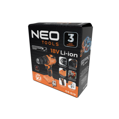 Akumuliatorinis smūginis gręžtuvas, 13 mm metalinis griebtuvas, be šepetėlių, kompaktiškas, Energy+, be akumuliatoriaus 1 Akumuliatorinis smūginis gręžtuvas, 13 mm metalinis griebtuvas, be šepetėlių, kompaktiškas, Energy+, be akumuliatoriaus 1