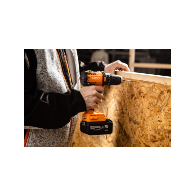 Akumuliatorinis smūginis gręžtuvas, 13 mm metalinis griebtuvas, be šepetėlių, kompaktiškas, Energy+, be akumuliatoriaus 2 Akumuliatorinis smūginis gręžtuvas, 13 mm metalinis griebtuvas, be šepetėlių, kompaktiškas, Energy+, be akumuliatoriaus 2