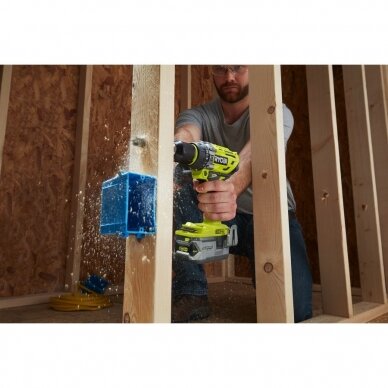 Akumuliatorinis smūginis gręžtuvas bešepečiu varikliu Ryobi R18PD7-0, 18V (be akum. ir kroviklio) 1 Akumuliatorinis smūginis gręžtuvas bešepečiu varikliu Ryobi R18PD7-0, 18V (be akum. ir kroviklio) 1