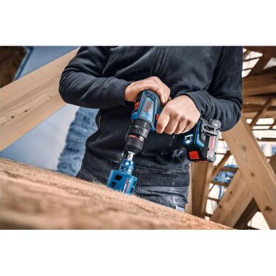 Akumuliatorinis smūginis gręžtuvas Bosch EXPERT EXSB18V-90, 2x4.0Ah EXBA, GAL 18V-40, LB 06019R3101 5 Akumuliatorinis smūginis gręžtuvas Bosch EXPERT EXSB18V-90, 2x4.0Ah EXBA, GAL 18V-40, LB 06019R3101 5