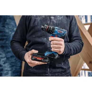 Akumuliatorinis smūginis gręžtuvas Bosch EXPERT EXSB18V-90 Solo, LB 06019R3100 4
