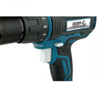 Akumuliatorinis smūginis gręžtuvas Dedra DED7142 18V, 50Nm 1 Akumuliatorinis smūginis gręžtuvas Dedra DED7142 18V, 50Nm 1