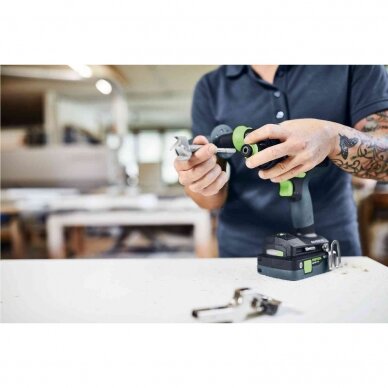 Akumuliatorinis smūginis gręžtuvas-suktuvas QUADRIVE Festool TPC 18/4 I-Basic (575604) 4 Akumuliatorinis smūginis gręžtuvas-suktuvas QUADRIVE Festool TPC 18/4 I-Basic (575604) 4