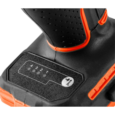 Akumuliatorinis smūginis suktuvas Neo Tools 04-612, 18V, 300Nm (be akum. ir krov.) 5 Akumuliatorinis smūginis suktuvas Neo Tools 04-612, 18V, 300Nm (be akum. ir krov.) 5