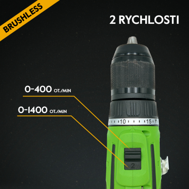 Akumuliatorinis suktuvas - gręžtuvas ProCraft PA18LiN, 20 V, 2 Ah 3 Akumuliatorinis suktuvas - gręžtuvas ProCraft PA18LiN, 20 V, 2 Ah 3