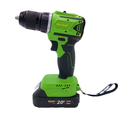 Akumuliatorinis suktuvas - gręžtuvas ProCraft PA18LiN, 20 V, 2 Ah 5 Akumuliatorinis suktuvas - gręžtuvas ProCraft PA18LiN, 20 V, 2 Ah 5