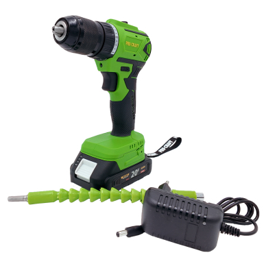 Akumuliatorinis suktuvas - gręžtuvas ProCraft PA18LiN, 20 V, 2 Ah 8 Akumuliatorinis suktuvas - gręžtuvas ProCraft PA18LiN, 20 V, 2 Ah 8