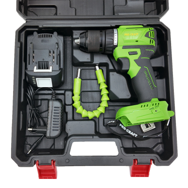 Akumuliatorinis suktuvas - gręžtuvas ProCraft PA18LiN, 20 V, 2 Ah 11 Akumuliatorinis suktuvas - gręžtuvas ProCraft PA18LiN, 20 V, 2 Ah 11