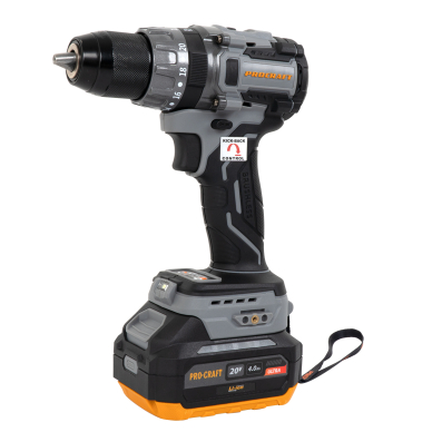 Akumuliatorinis suktuvas - gręžtuvas ProCraft CD20A, 20 V, 4.0 Ah 5 Akumuliatorinis suktuvas - gręžtuvas ProCraft CD20A, 20 V, 4.0 Ah 5