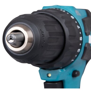 Akumuliatorinis smūginis suktuvas-gręžtuvas Makita DHP490Z, 18V (be akum. ir krov.) 4