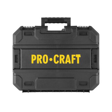 Akumuliatorinis smūginis suktuvas ProCraft PWA90, 20V, 180Nm, (1x 8Ah + krov.) 10