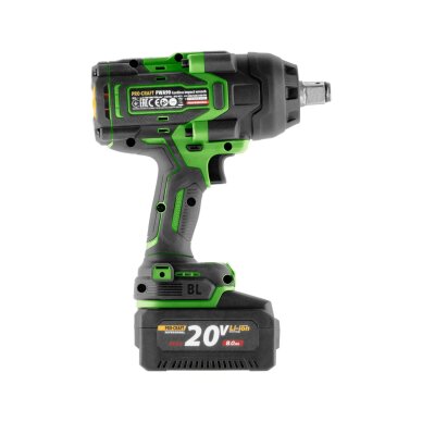 Akumuliatorinis smūginis suktuvas ProCraft PWA90, 20V, 180Nm, (1x 8Ah + krov.) 4