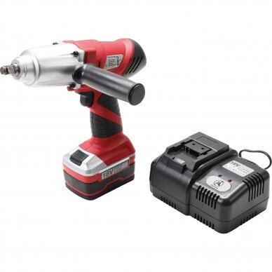 Akumuliatorinis smūginis veržliaraktis Kraftmann 420Nm, 18V Akumuliatorinis smūginis veržliaraktis Kraftmann 420Nm, 18V