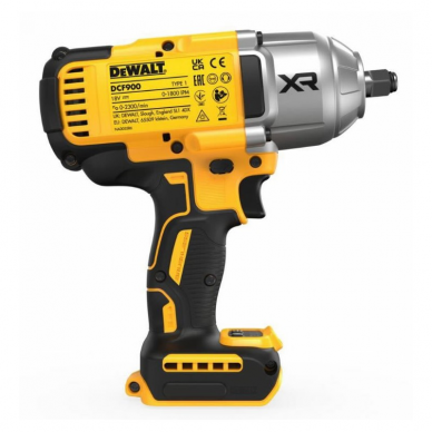 Akumuliatorinis smūginis veržliasukis DeWalt DCF900N, 18 V, (be akum. ir krov.) 2 Akumuliatorinis smūginis veržliasukis DeWalt DCF900N, 18 V, (be akum. ir krov.) 2